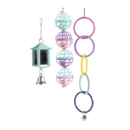 ACCESORIOS DE JAULAS MIX N MATCH PARA AVES COLOR MULTICOLOR