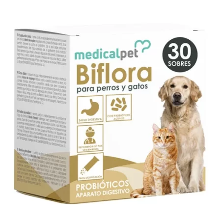 MEDICALPET BIFLORA PROBIÓTICO PARA PERROS Y GATOS
