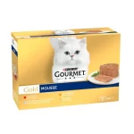 GOURMET GOLD MOUSSE DE CARNES LATAS PARA GATOS - MULTIPACK