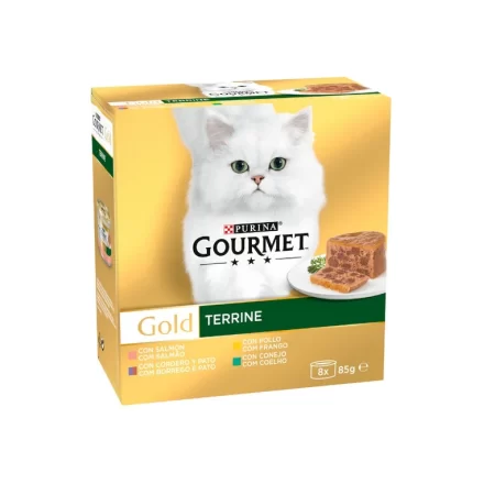 GOURMET GOLD TERRINE DE CARNES LATA PARA GATOS